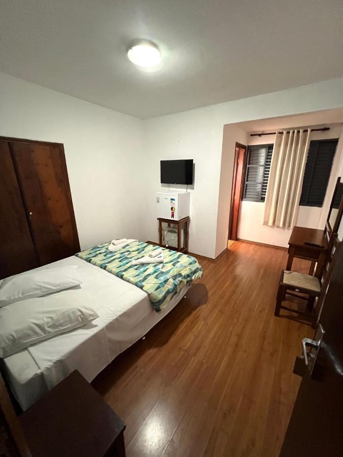 Hotel Thermas Da Mantiqueira - Pocos De Caldas - De Frente Para A Praca Central E Relogio Floral מראה חיצוני תמונה